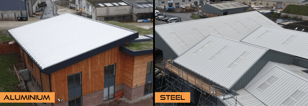 Steel vs. Aluminium Cladding: Which Is Best for Your Property? 1 Aluminium v Steel blog -