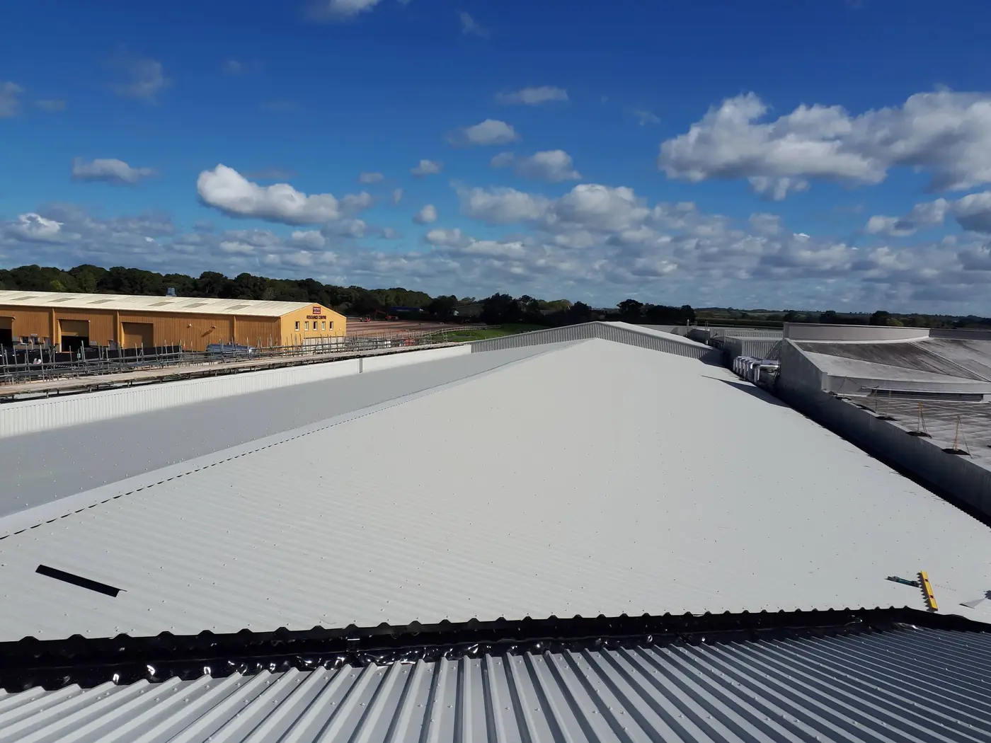 Completed roof at Haynes International Motor Museum