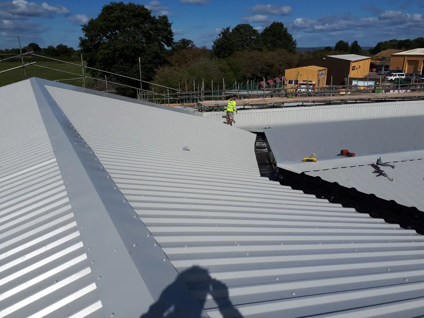 Finished roof with new valley detail