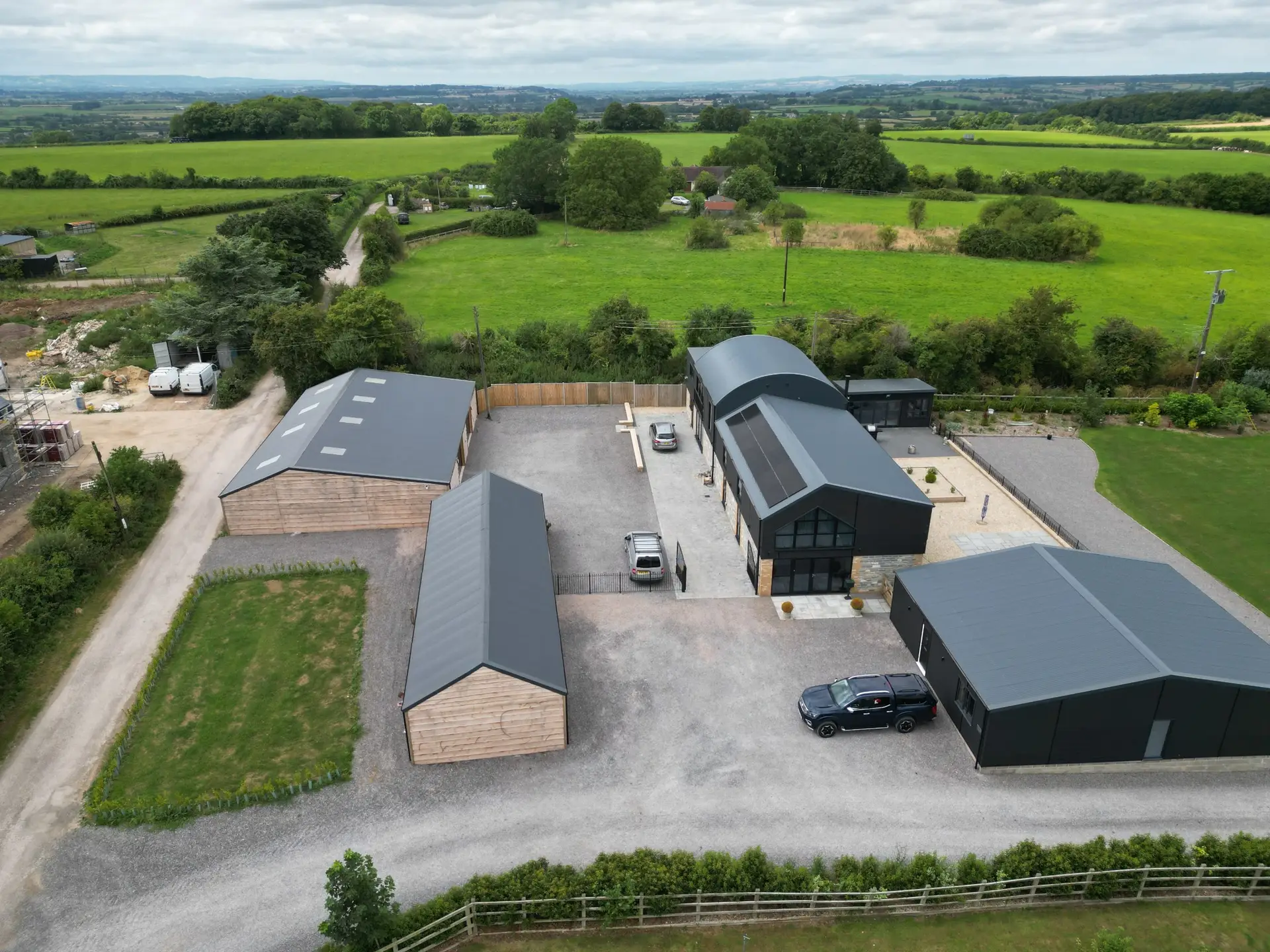 New build industrial cladding installation