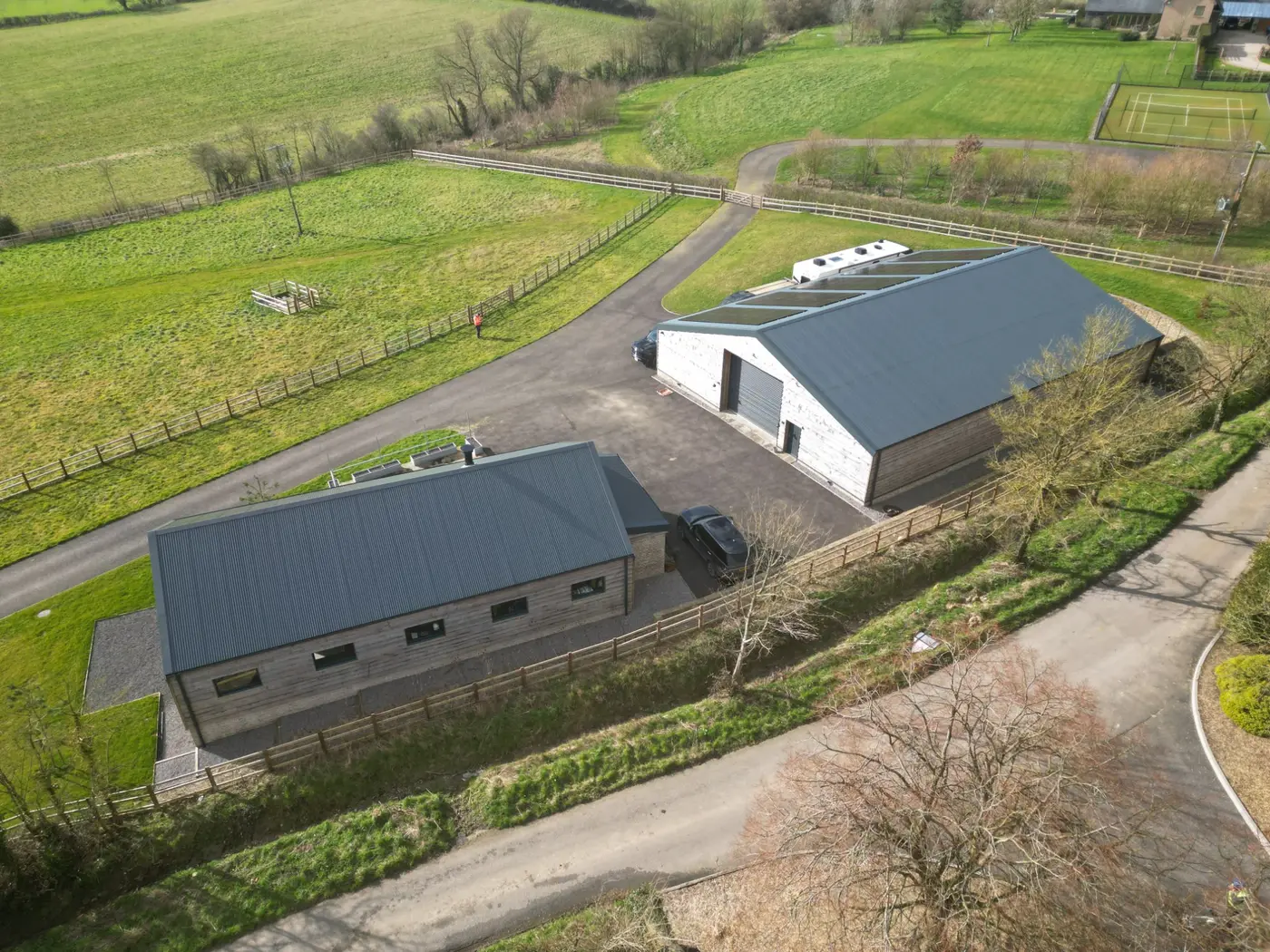 Industrial refurbishment in progress