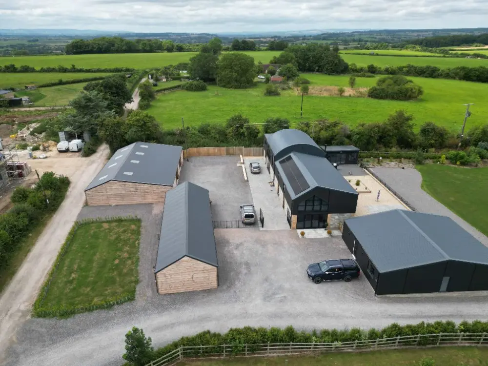 New build industrial cladding installation