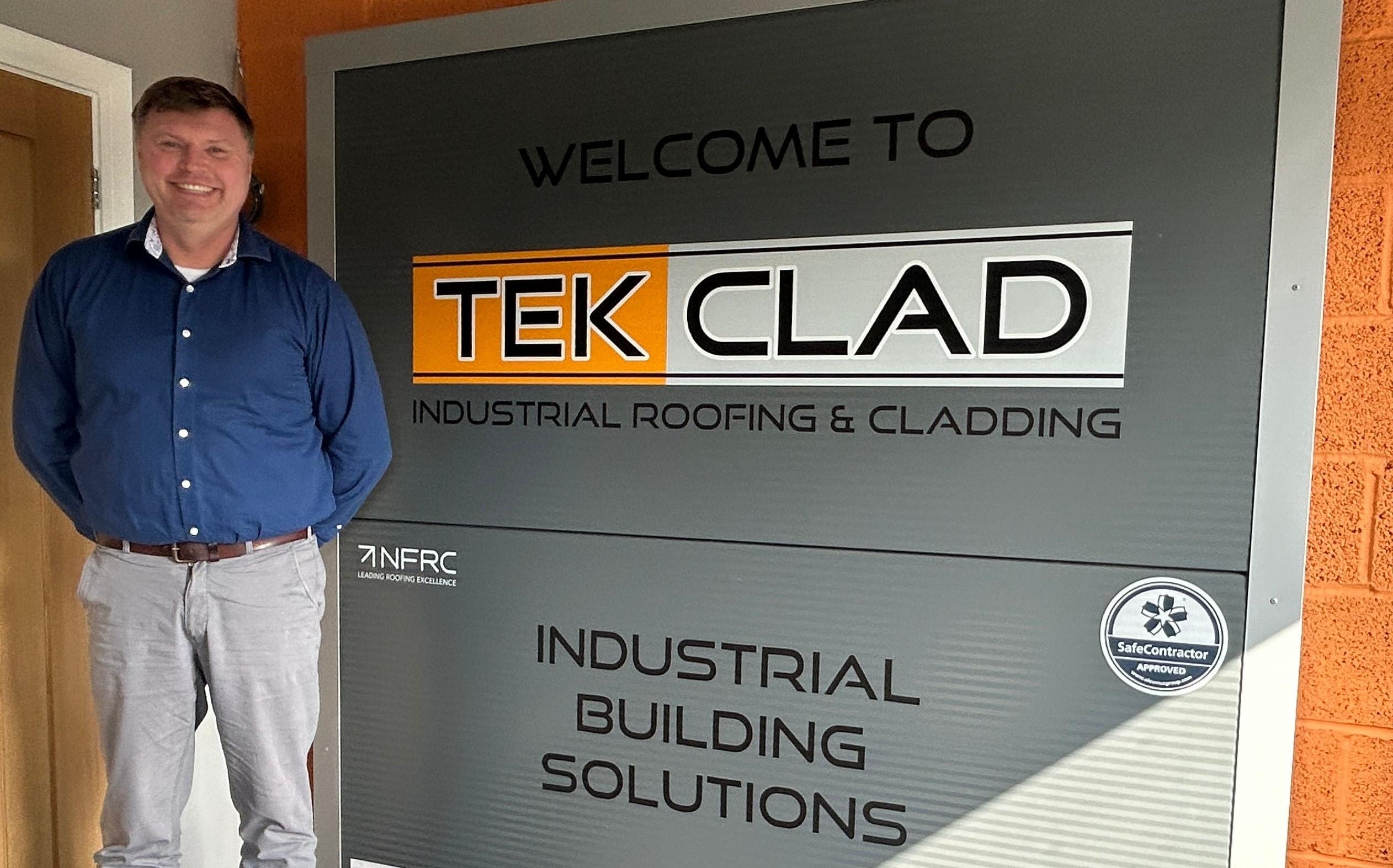 Ian Hambidge with logo landscape crop - Industrial Roofing Weymouth