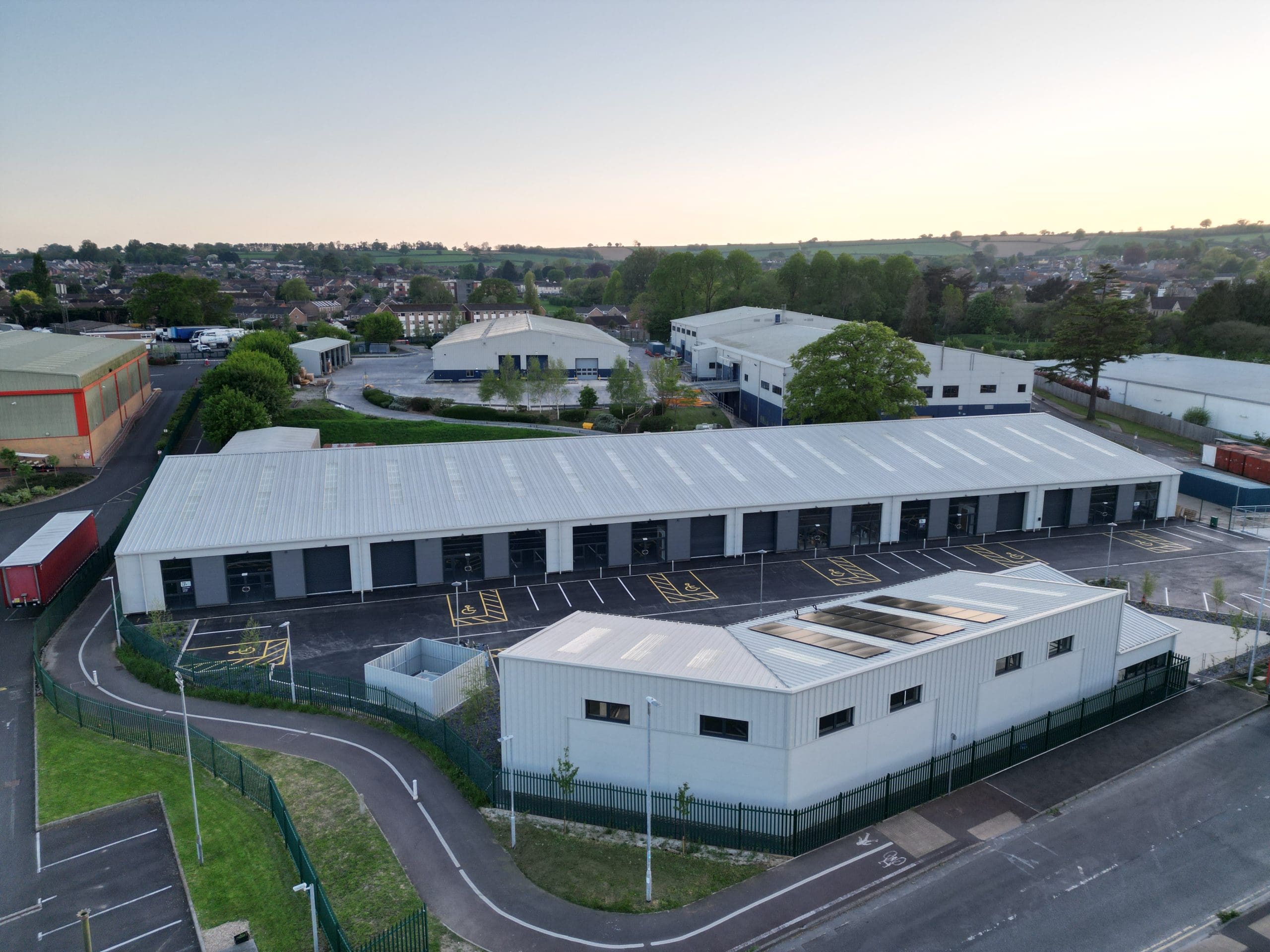 Cladding Double Phase Two-Phase Commercial Cladding at Tapstone Road - Chard - Tek Clad